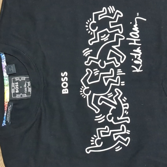 Hugo Boss X Keith Haring Unisex T-Shirt Size Large - Picture 6 of 13